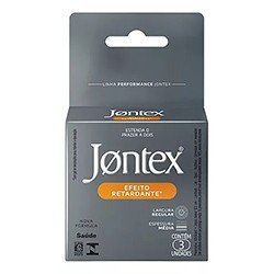 Preservativo Jontex Marathon Ereção Prolongada Com Efeito Retardante 3 Unidades