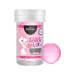 Foto do Produto Bolinha de �leo Corporal com �leo Siliconado Esquenta, Esfria e Vibra Xana Loka 3ml