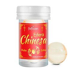 Foto do Produto Bolinha de Óleo Corporal Esfria e Pulsa Esfera Chinesa 3ml