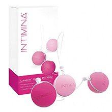 Foto do Produto Kit com 3 Bolas de Pompoarismo Laselle 28g, 38g e 48g Pink