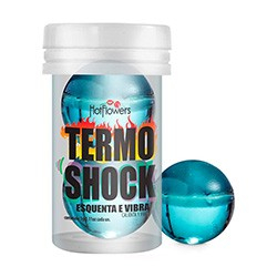Foto do Produto Bolinha de �leo Corporal Esquenta e Vibra Termo Shock 3ml