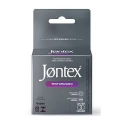 Preservativo Jontex Texturizado 3 Unidades