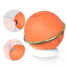 Foto do Produto Estimulador de Clit�ris em Silicone com 9 Pulsa��es Recarreg�vel Planet Laranja