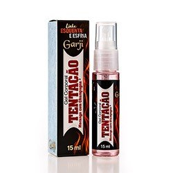 Excitante Unissex Esquenta e Esfria Beijável Tentação Sabor Tutti Frutti 15ml
