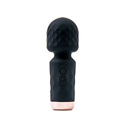 Massageador Erótico em Silicone Aveludado Mini Recarregável 10 Vibrações Hero Preto