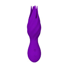 Foto do Produto Estimulador para Clitóris em Silicone com 9 Vibrações Recarregável Jack Roxo