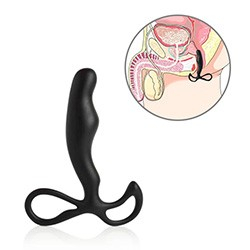 Estimulador de Próstata em Silicone Basic Preto