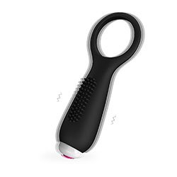 Foto do Produto Anel Peniano com Estimulador e Vibro Preto