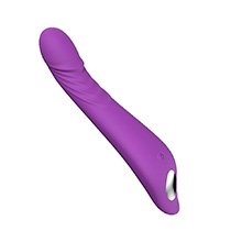 Foto do Produto Vibrador Feminino em Silicone Recarreg�vel com 9 Vibbra��es Ares Roxo