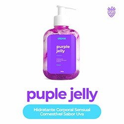 Foto do Produto Gel Hidratante Corporal Sensual Pink Jelly - Beijável Sabor Amora 250ml