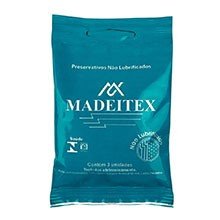 Preservativo Madeitex Não Lubrificado com 3 Unidades