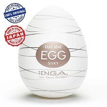 Masturbador Masculino Tenga EGG Silky (O Original Japonês) - Regular Strength: Sensações Únicas