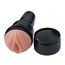 Foto do Produto Mastubador Vagina em CyberSkin com Formato de Lanterna The Best Bege