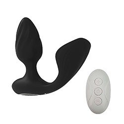 Foto do Produto Estimulador de Pr�stata Recarreg�vel, Estimulador de Per�neo 10 Vibra��es e Controle Gazebo Preto