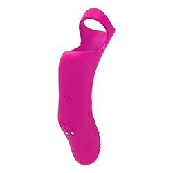 Dedeira Estimuladora Recarregável em Silicone 10 Vibrações Smile Pink