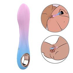 Foto do Produto Vibrador Ponto G Recarreg�vel em Silicone com 10 Vibra��es Shiv Lil�s