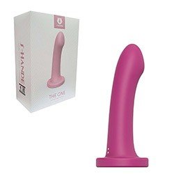 Vibardor Ponto G Recarregável em Silicone com Ventosa 9 Vibrações The One Pink