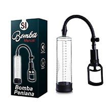 Foto do Produto Bomba Peniana Manual de 20cm Transparente