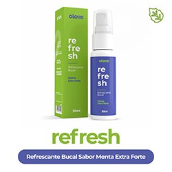 Gel para Sexo Oral Spray Bucal Refresh - Beij�vel Sabor Menta Extra Forte 30ml