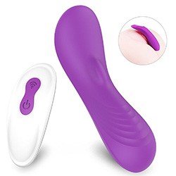 Calcinha Vibratória Recarregável em Silicone 9 Vibrações e Controle sem Fio Nyx Roxo
