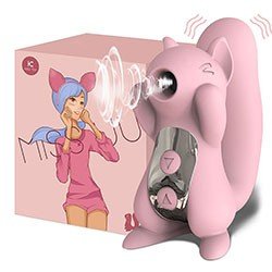 Foto do Produto Vibrador para Clit�ris em Silicone Recarreg�vel 10 Ondas de Press�o e 10 Vibra��es Miss UU Rosa
