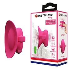 Dedeira Estimuladora em Silicone com 10 Modos de Vibração Nelly Pink