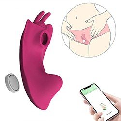 Foto do Produto Calcinha Vibrat�ria Recarreg�vel via USB com 9 Vibra��es - Controle � Dist�ncia Grace Rosa