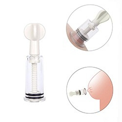 Foto do Produto Estimulador de Mamilo em ABS com Suc��o por Press�o Manual 10 x 2,7cm