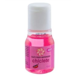 Óleo para Massagem Beijável Hot Sabor Chiclete 15ml