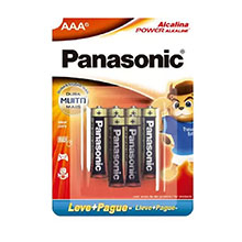 Foto do Produto Pilha Alcalina Panasonic Power AAA 6 Unidades
