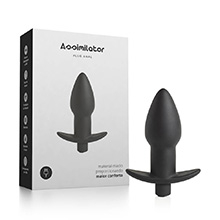 Foto do Produto Plug Anal Recarreg�vel em Silicone com Multivelocidade Assimilator 12,5 x 4cm Preto