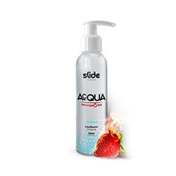 Lubrificante a Base de Água Corporal Acqua Morango HOT 120ml