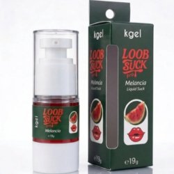 Foto do Produto Gel Vibrador Líquido Beijável LoobSuck Aroma de Melancia 19ml