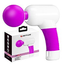 Massageador Er�tico Recarreg�vel em Silicone com 7 Vibra��es Super Power Pink