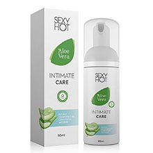 Espuma Higienizadora Íntima para Sexo Anal Intime Care Aloe Vera 50ml