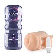 Mastubardor Vagina em Cyberskin com Vibro Cup Bege