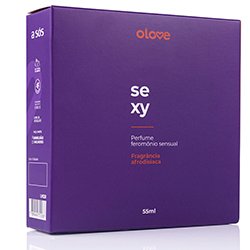 Perfume Sensual Feminino Fragrância Afrodisíaca Aroma Frutal Doce - Olove Sexy 55ml