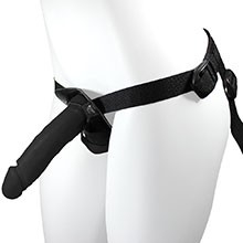 Foto do Produto Cinta Peniana Ajust�vel com P�nis Real�stico Dion�sio 19 x 4,5cm Preto