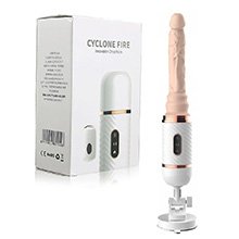 Foto do Produto M�quina de Sexo Recarreg�vel com Controle Remoto sem Fio Cyclone Bege