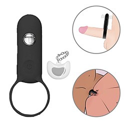 anel peniano com plug anal Anel Peniano com Plug Anal e Estimulador de Próstata – Floripa Sex main image 0