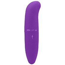 Foto do Produto Vibrador Ponto G Liso Feito em Pl�stico R�gido Roxo