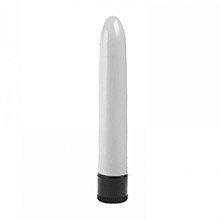 Vibrador Personal Liso Multivelocidade 18 x 2,8cm Branco