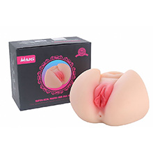 Masturbador Vagina e �nus em Cyberskin Formato de Cintura Passion Maig Bege