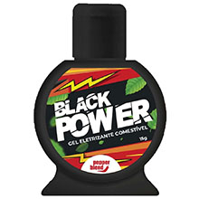 Foto do Produto Vibrador Líquido Gel Eletrizante Comestível Black Power