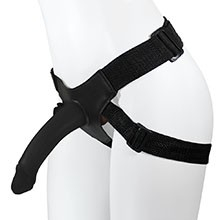 Foto do Produto Cinta Peniana Ajust�vel com P�nis Real�stico Vacaciones 18 x 5cm Preto