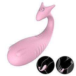 Vibrador para Clit�ris em Silicone Recarreg�vel 8 Modos de Vibra��o Rosa