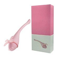 Foto do Produto Vibrador Bullet em Silicone Recarreg�vel 8 Modos de Vibra��o Lib�lula Rosa