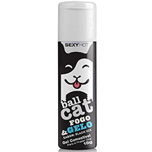 Gel Beijável Ball Cat Fogo e Gelo Black Ice