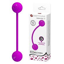Bola de Pompoarismo em Silicone com Peso de 30g e 50g Kegel Ball III Pink