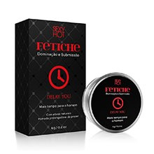 Gel Masculino em Pomada Prolongador de Ereção Delay You 6g